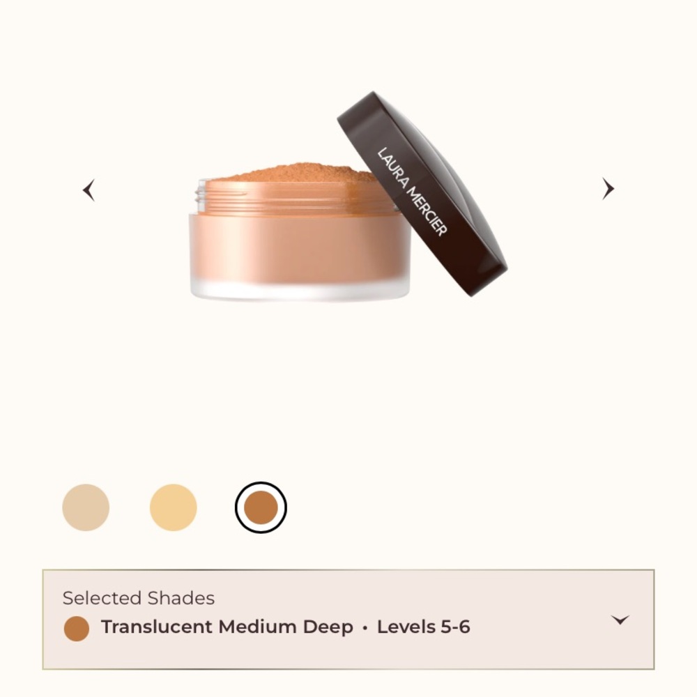 Laura Mercier Translucent Powder Glow - Med Deep